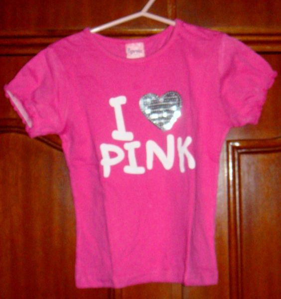 Blusinha Pink Figurinha Girls 4
