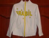 Casaco Branco Brasil TEX tamanho 8