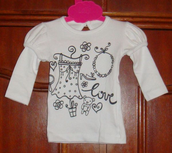 Blusinha Branco Love